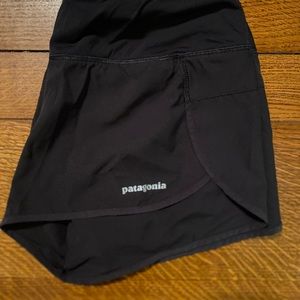 Patagonia Womens Small Black Running Shorts
